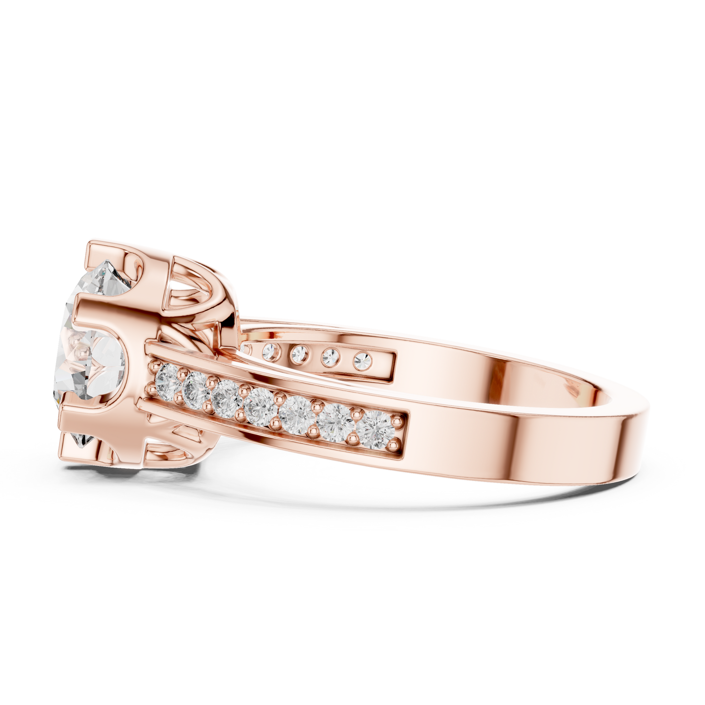 round-14k rose gold|round-18k rose gold