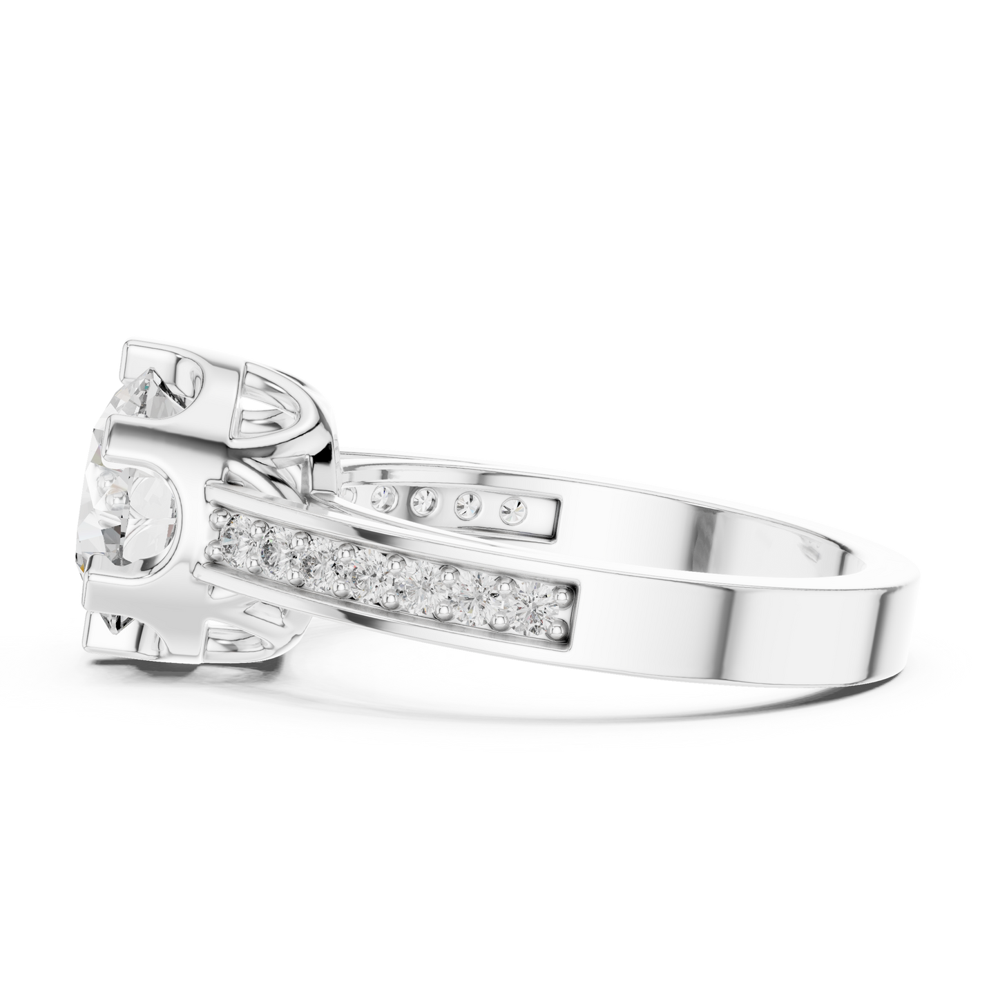 round-14k white gold|round-18k white gold|round-platinum