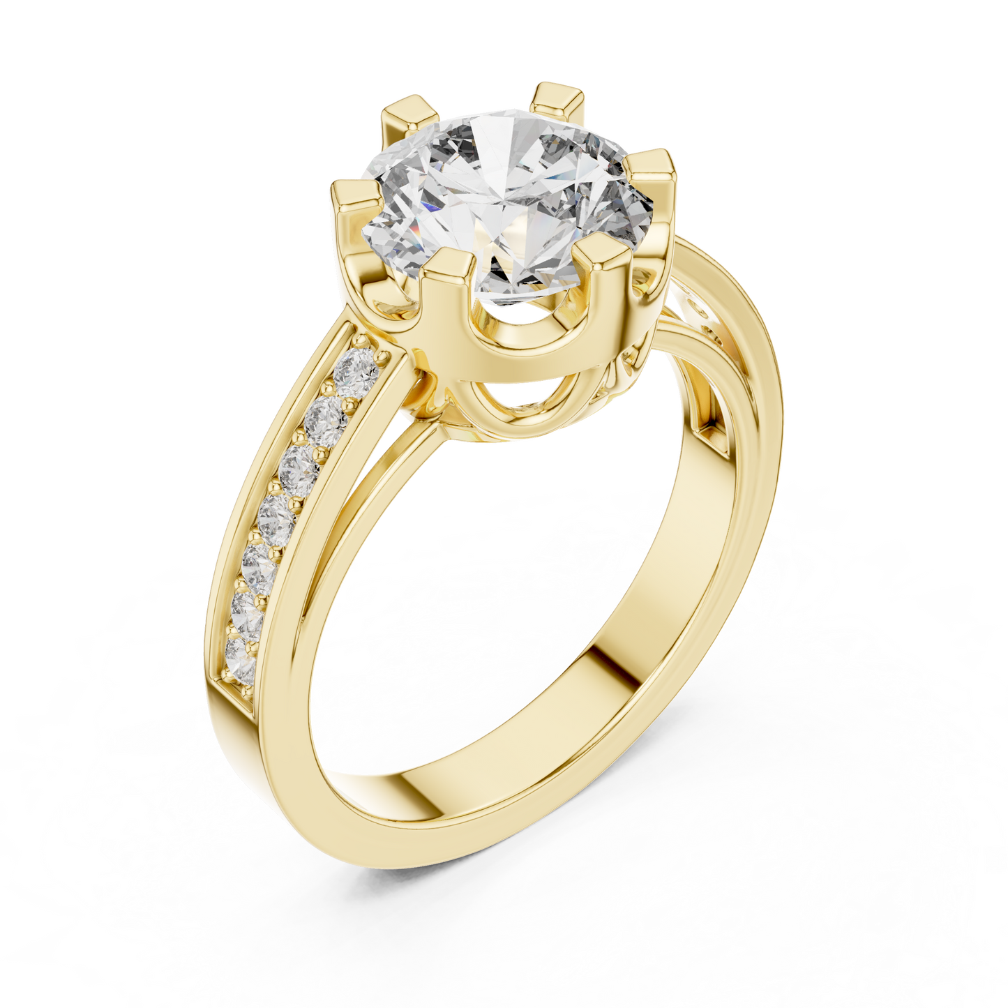 round-14k yellow gold|round-18k yellow gold