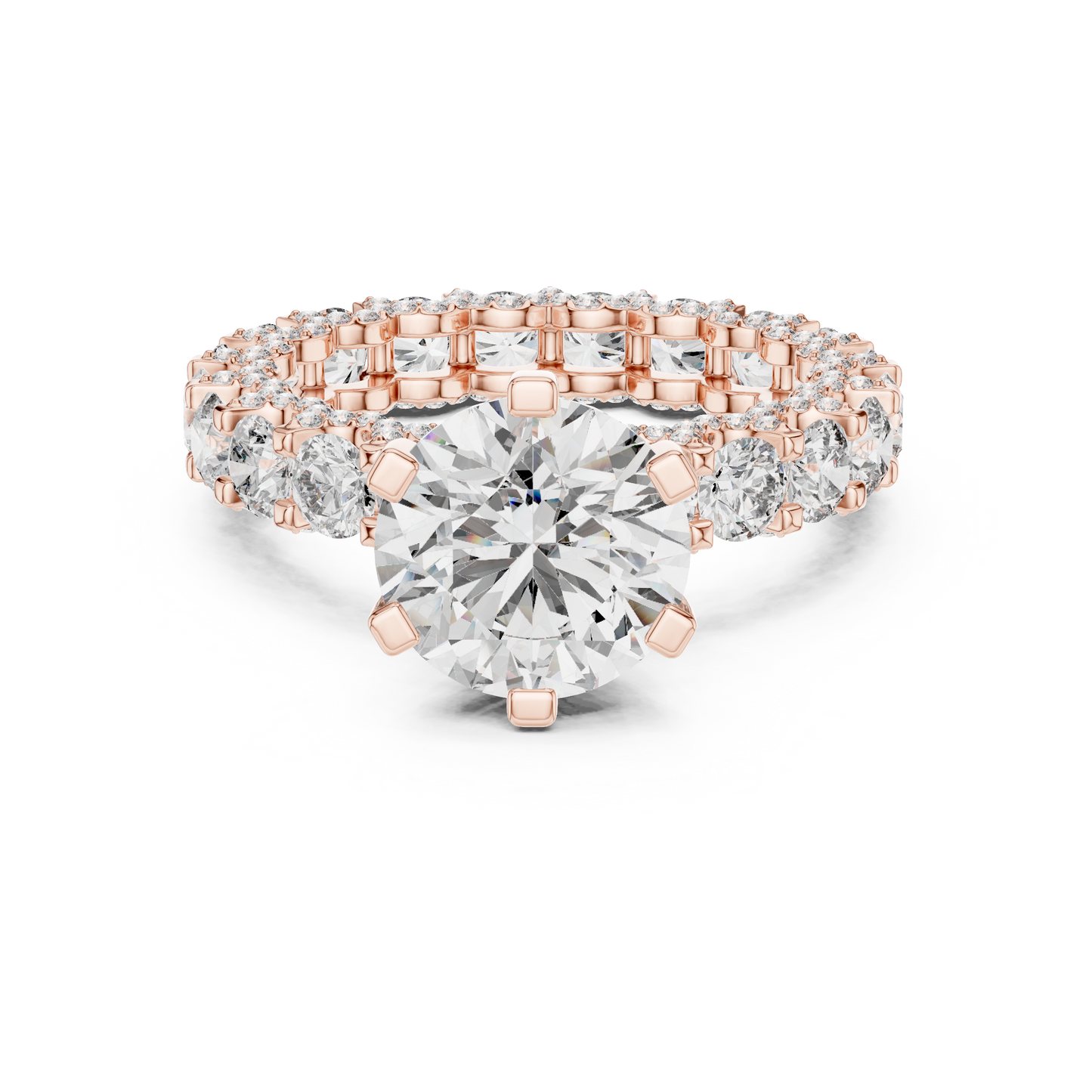 round-14k rose gold|round-18k rose gold