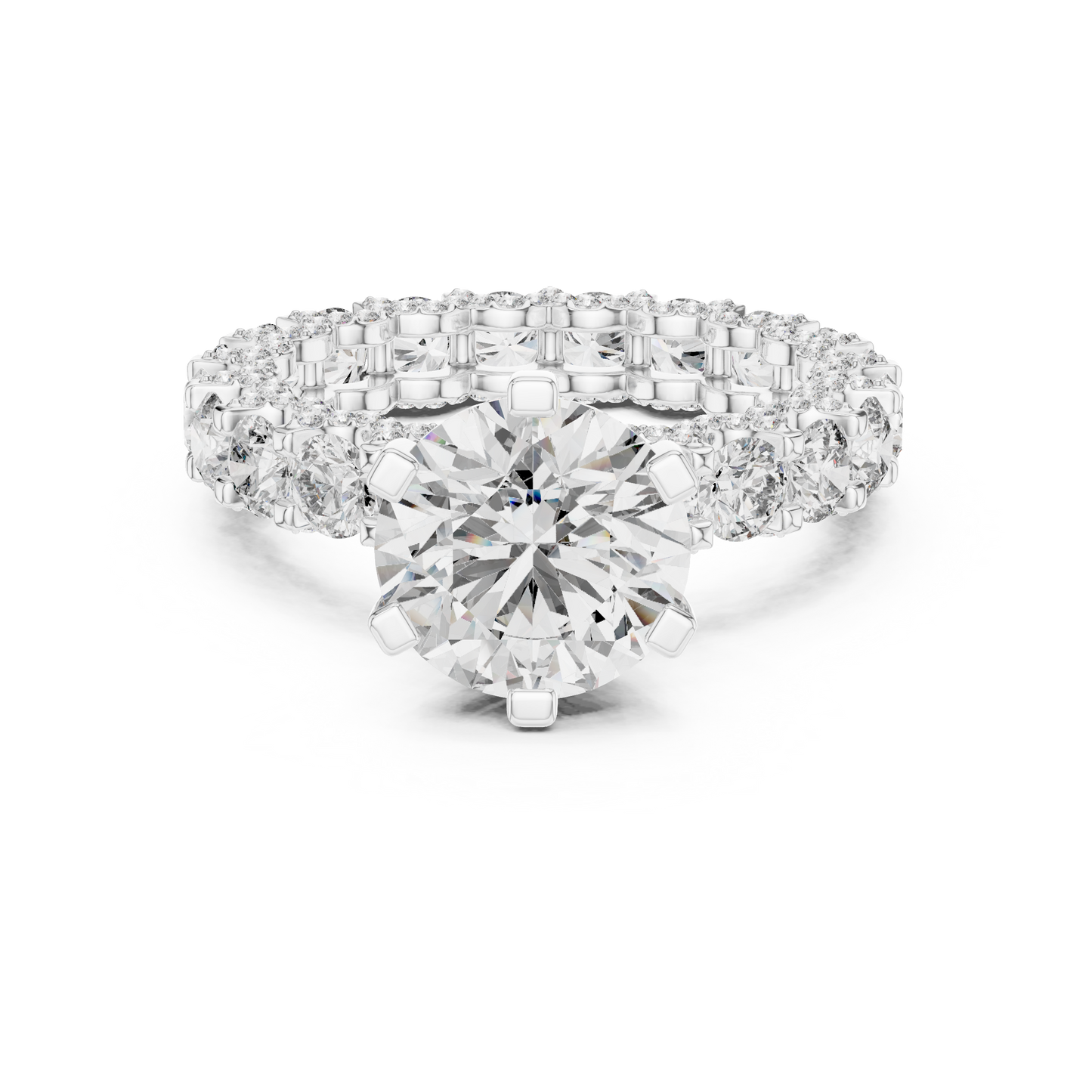 round-14k white gold|round-18k white gold|round-platinum