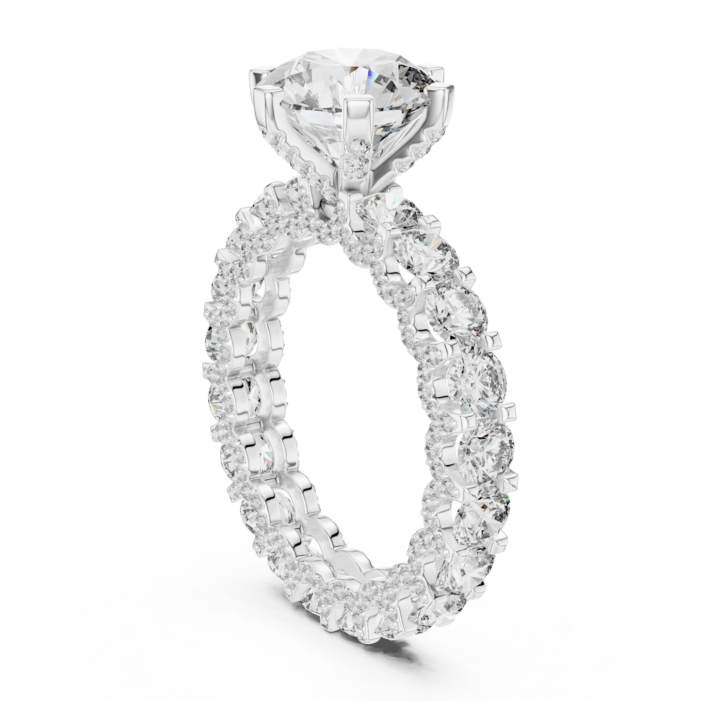 round-14k white gold|round-18k white gold|round-platinum