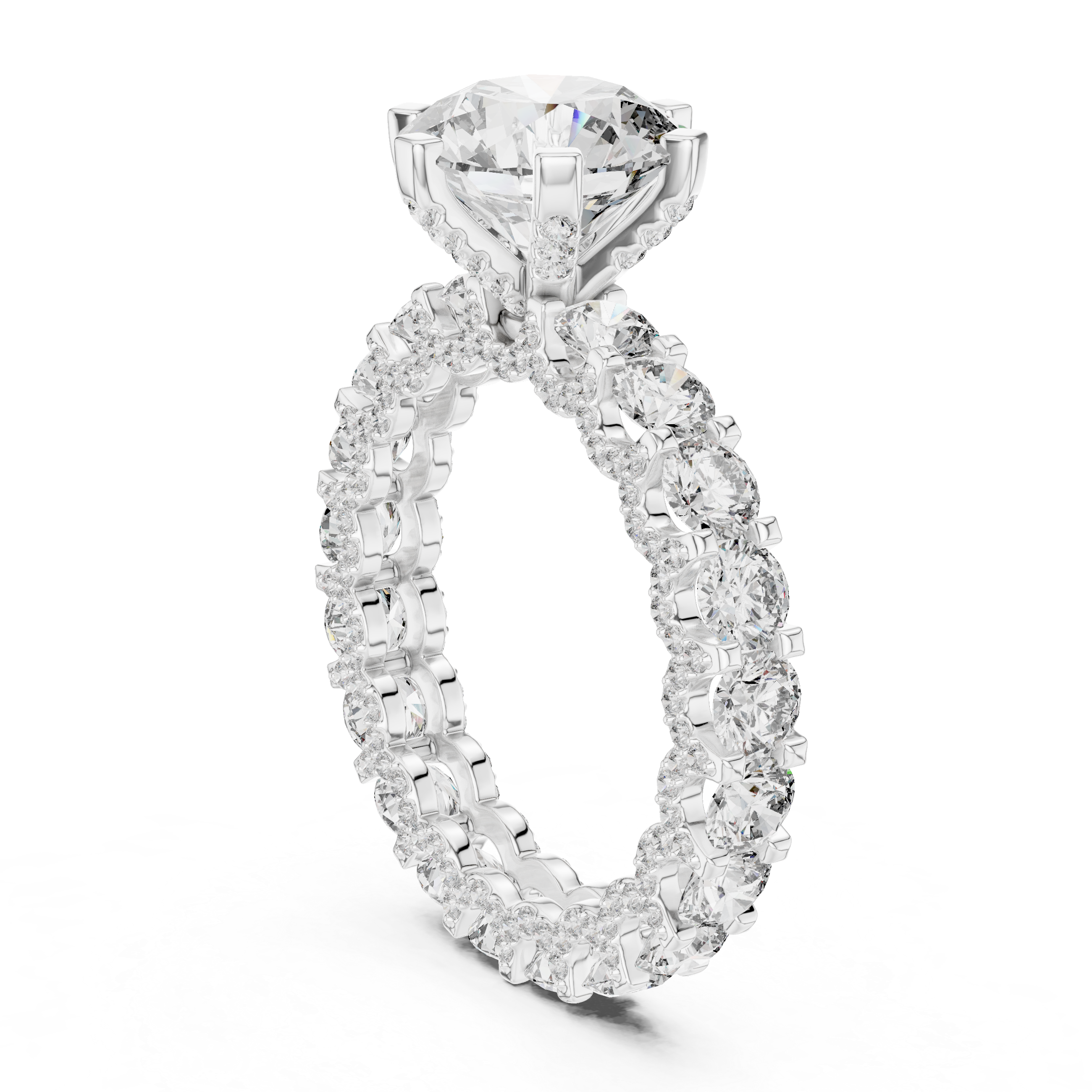 round-14k white gold|round-18k white gold|round-platinum