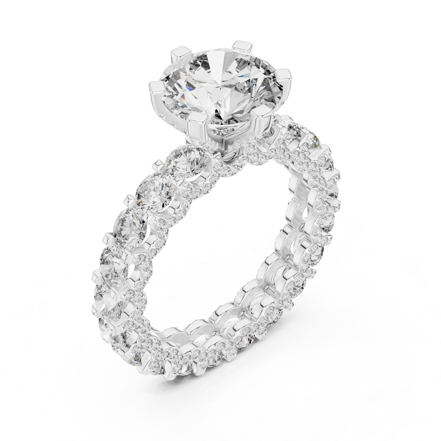 round-14k white gold|round-18k white gold|round-platinum