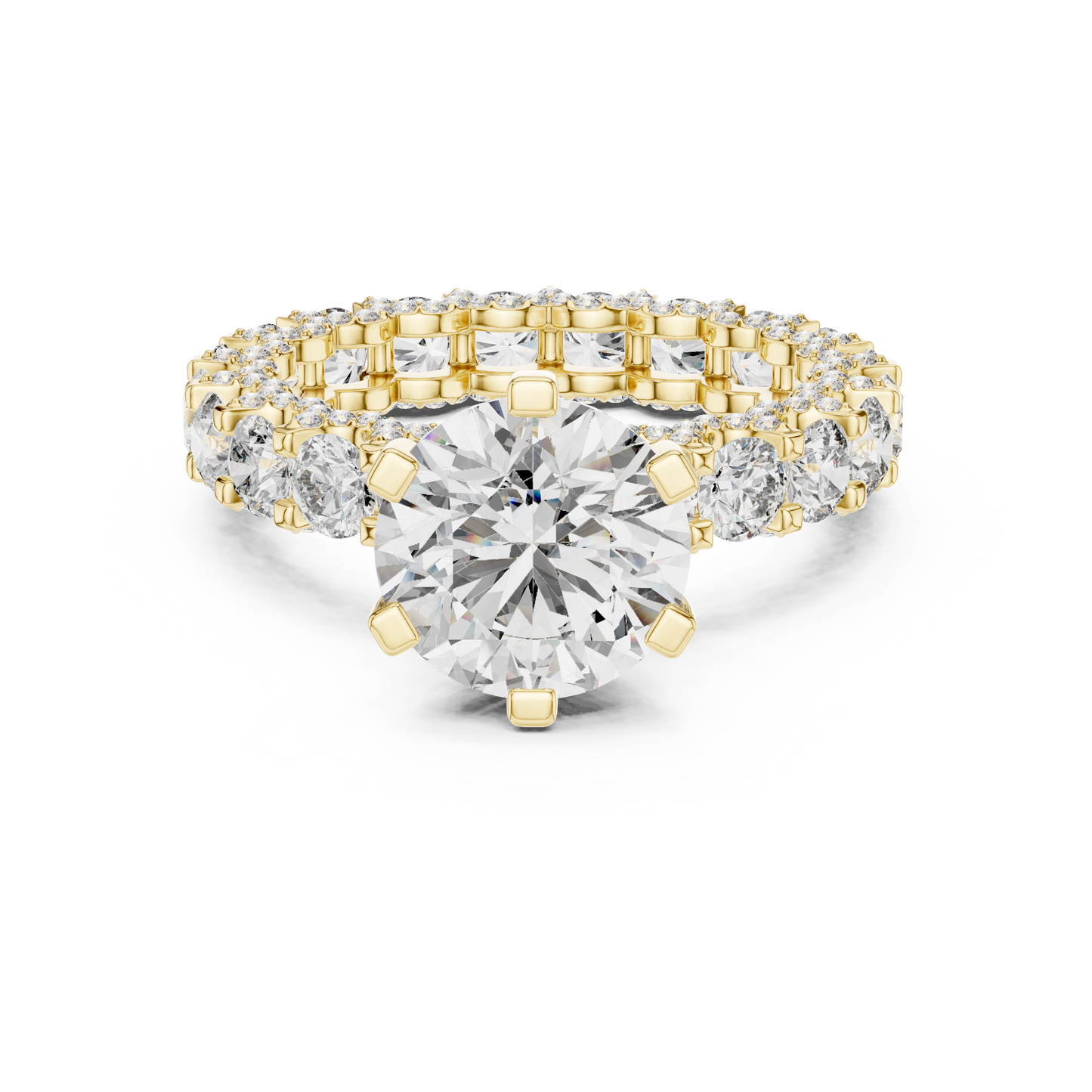 round-14k yellow gold|round-18k yellow gold