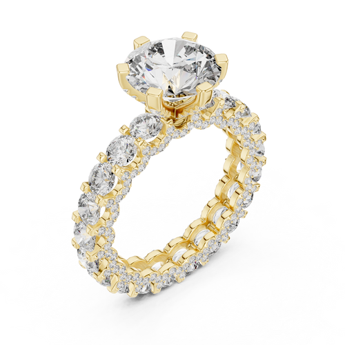 Load image 1 in gallery view. round-14k yellow gold|round-18k yellow gold