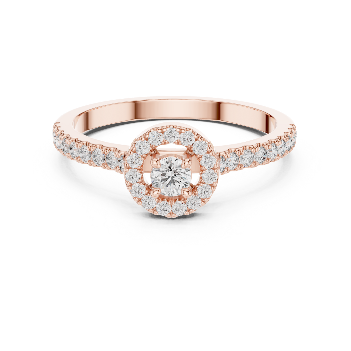 round-14k rose gold|round-18k rose gold