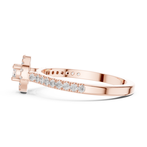 Load image 1 in gallery view. round-14k rose gold|round-18k rose gold