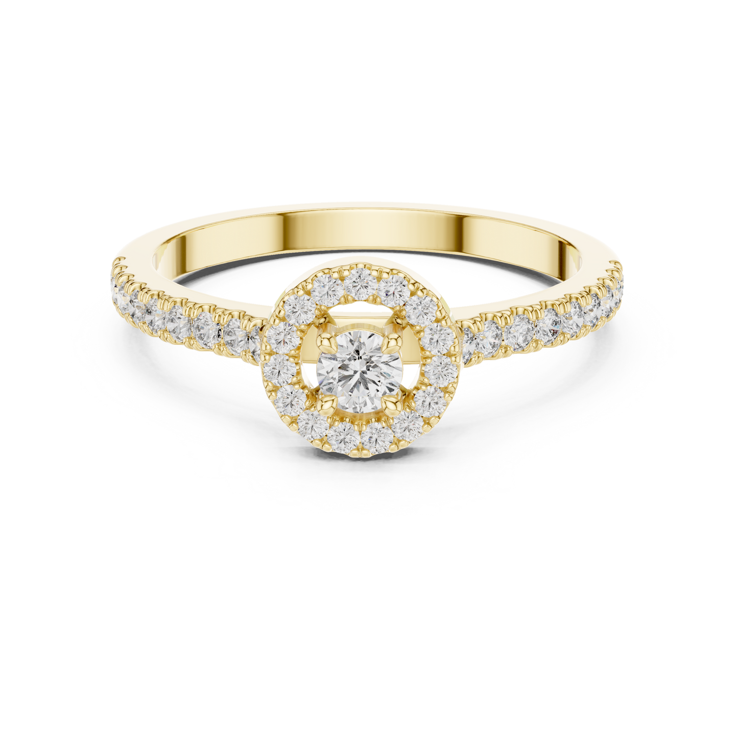round-14k yellow gold|round-18k yellow gold