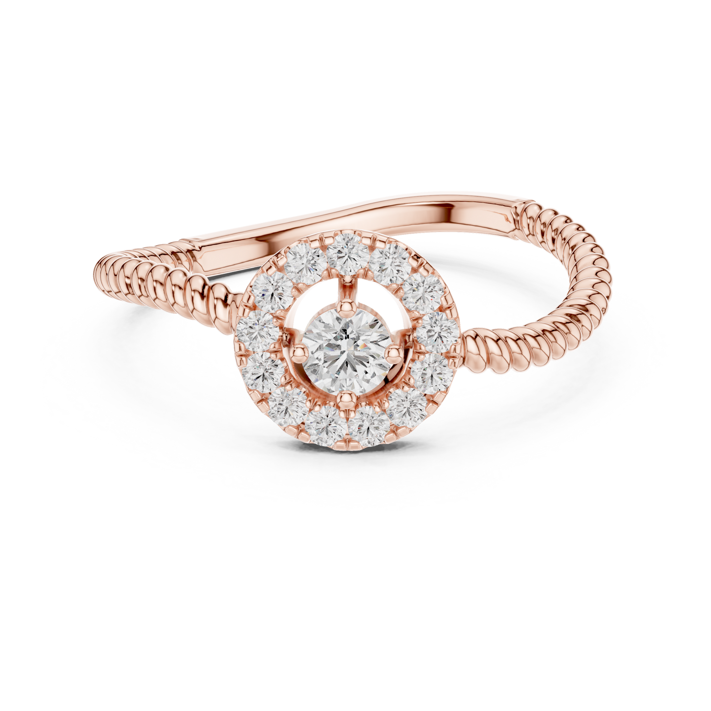 round-14k rose gold|round-18k rose gold