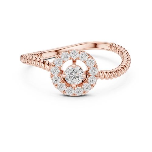 Load image 1 in gallery view. round-14k rose gold|round-18k rose gold