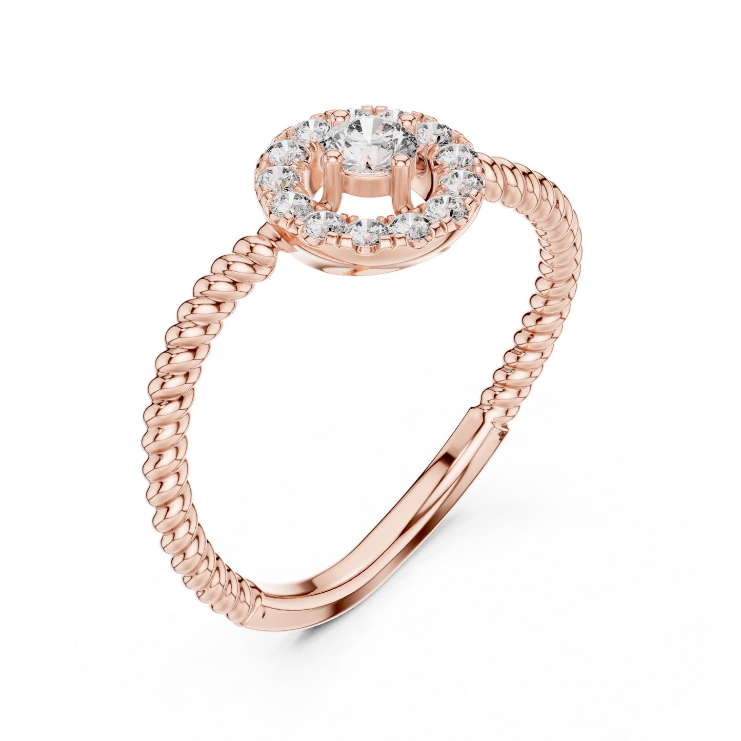 round-14k rose gold|round-18k rose gold