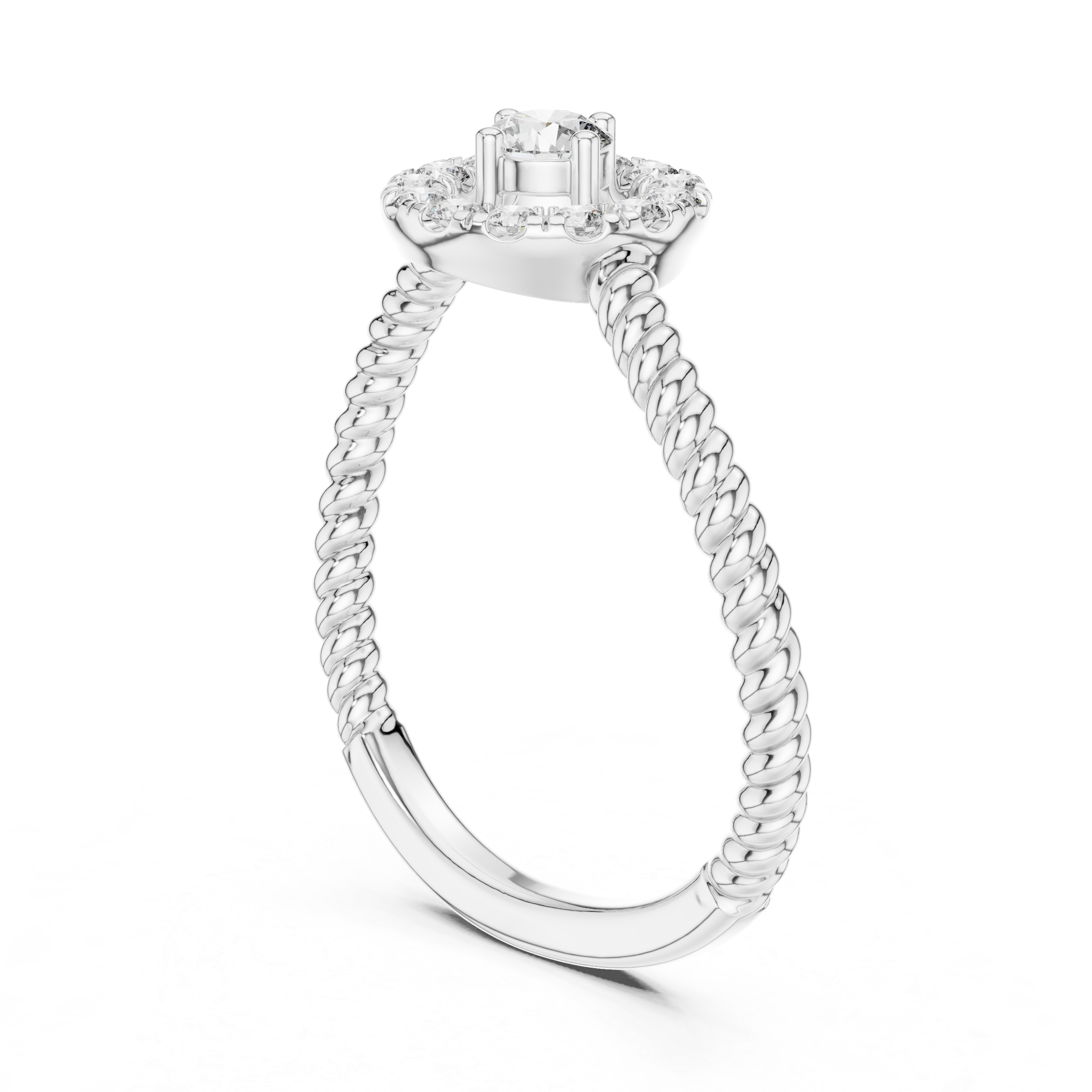 round-14k white gold|round-18k white gold|round-platinum