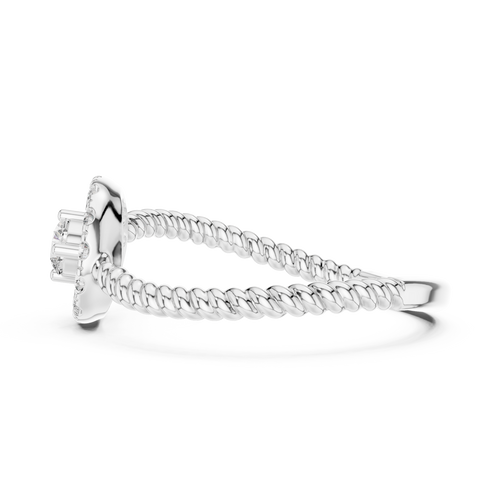 Load image 1 in gallery view. round-14k white gold|round-18k white gold|round-platinum