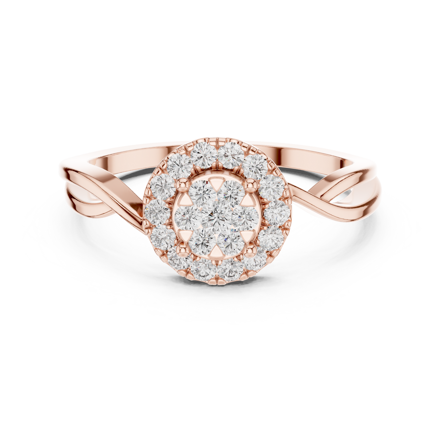 round-14k rose gold|round-18k rose gold