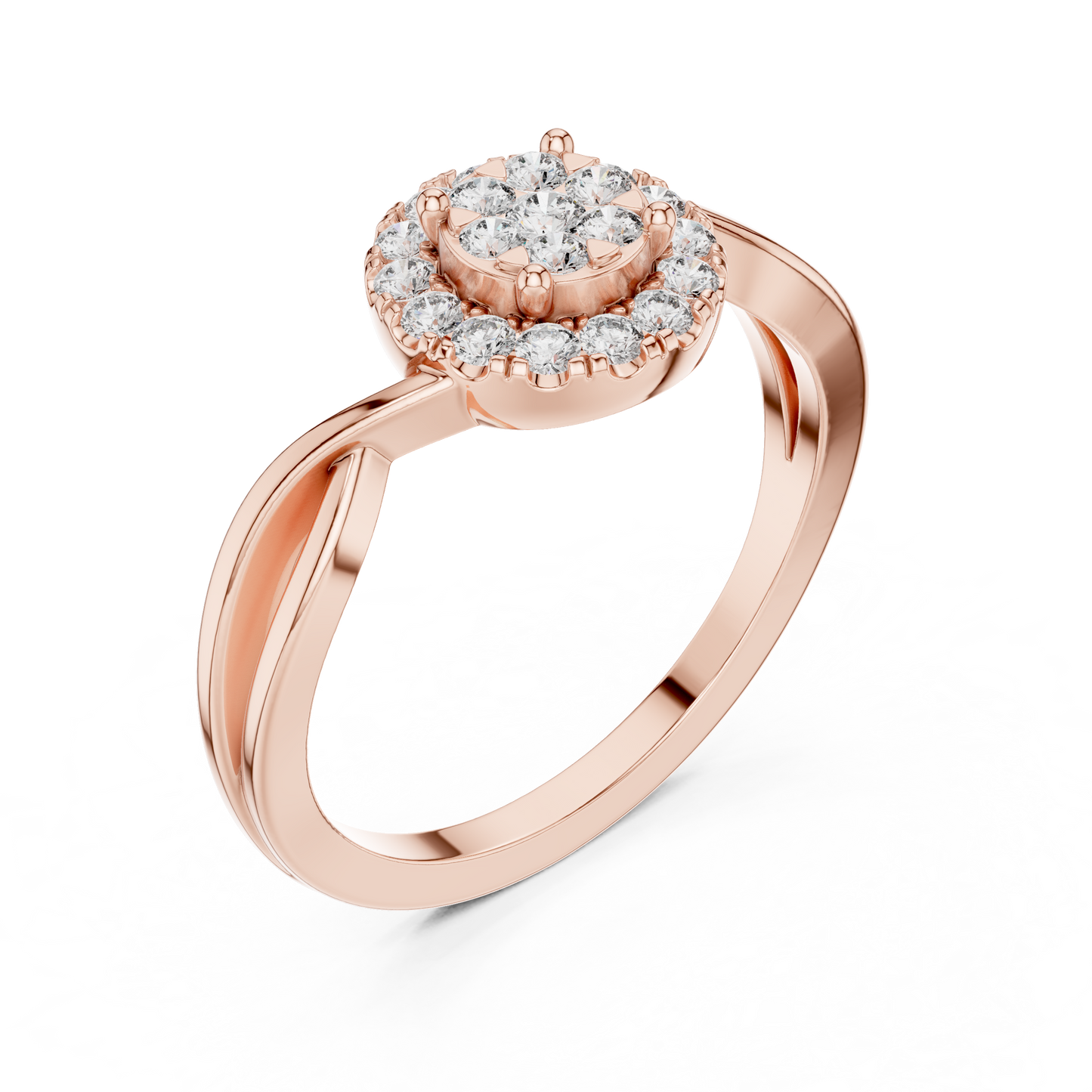 round-14k rose gold|round-18k rose gold