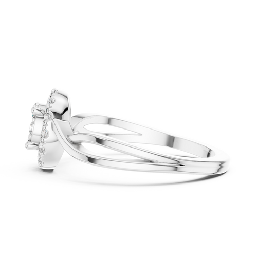 Load image 1 in gallery view. round-14k white gold|round-18k white gold|round-platinum