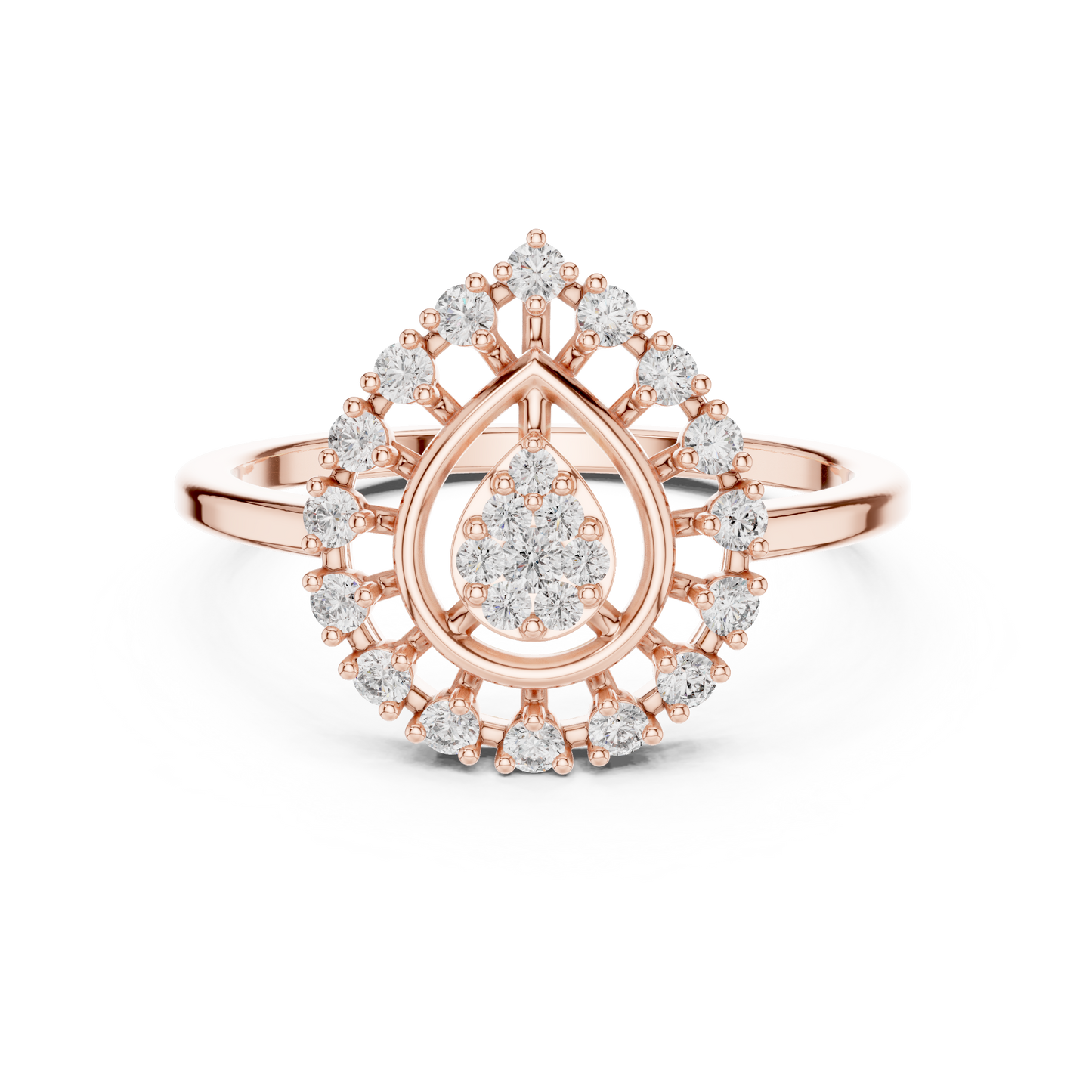 round-14k rose gold|round-18k rose gold