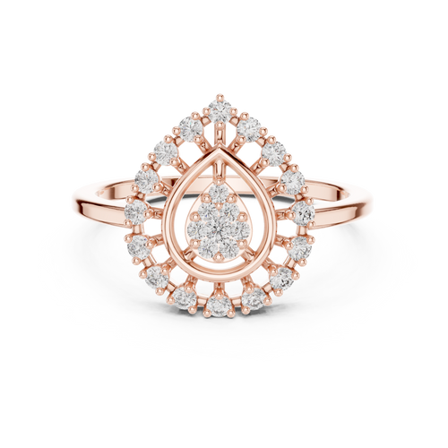 Load image 1 in gallery view. round-14k rose gold|round-18k rose gold
