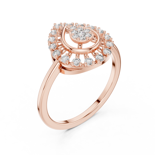 Load image 1 in gallery view. round-14k rose gold|round-18k rose gold