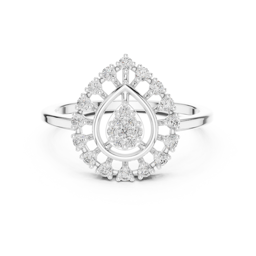 Load image 1 in gallery view. round-14k white gold|round-18k white gold|round-platinum