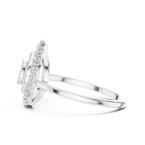 Load image 1 in gallery view. round-14k white gold|round-18k white gold|round-platinum