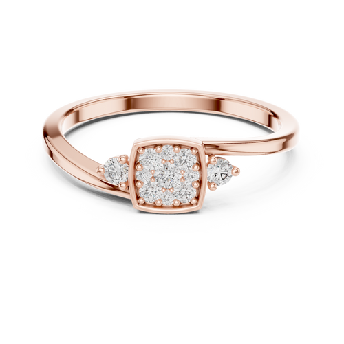 Load image 1 in gallery view. round-14k rose gold|round-18k rose gold