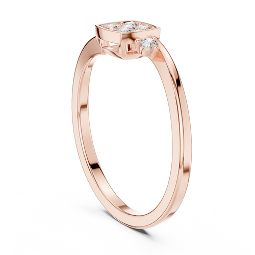 Load image 1 in gallery view. round-14k rose gold|round-18k rose gold