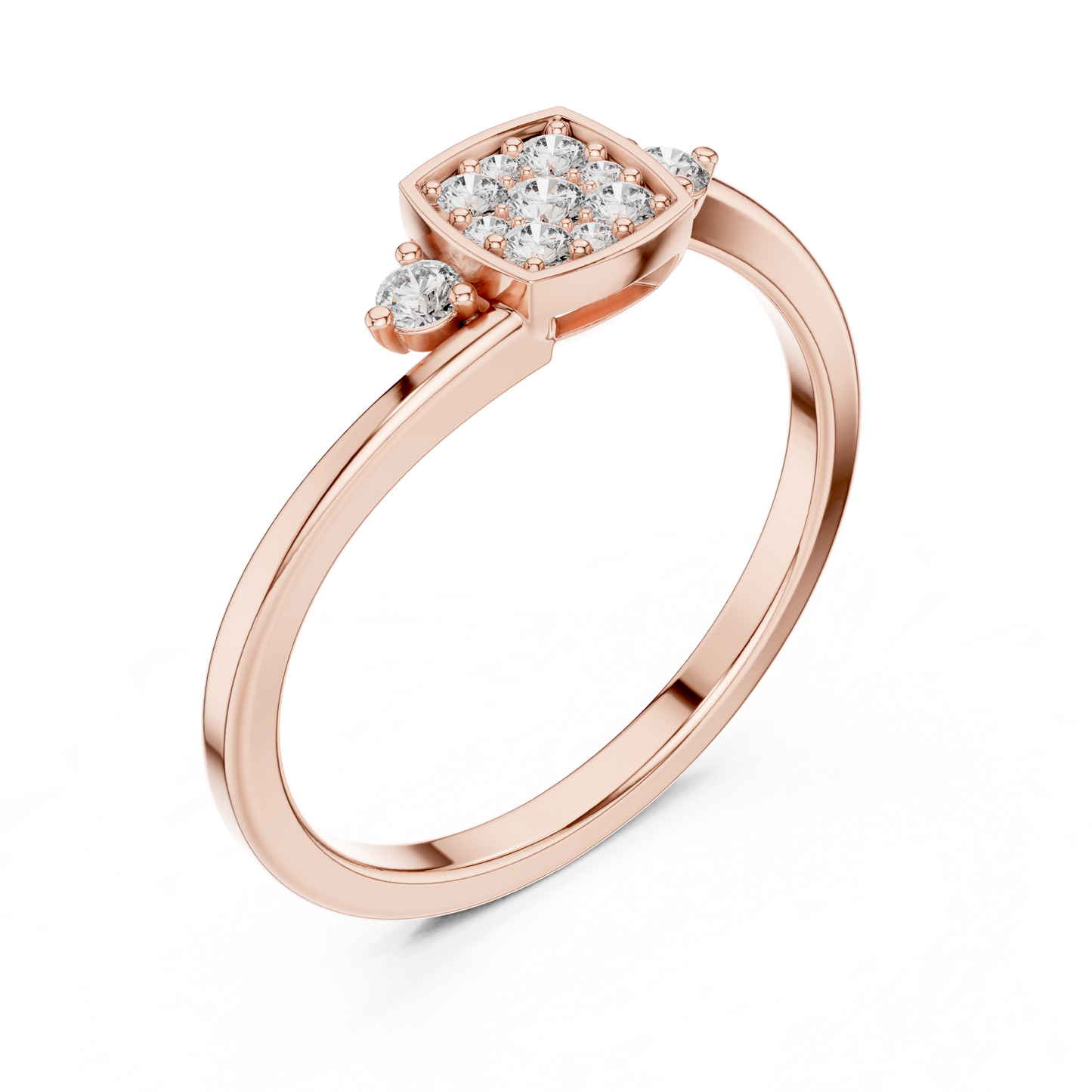 round-14k rose gold|round-18k rose gold