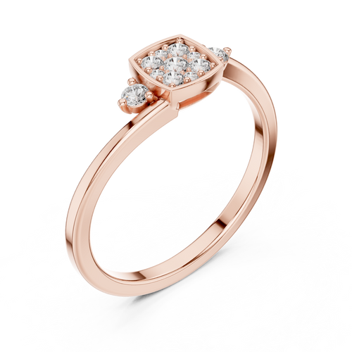 Load image 1 in gallery view. round-14k rose gold|round-18k rose gold