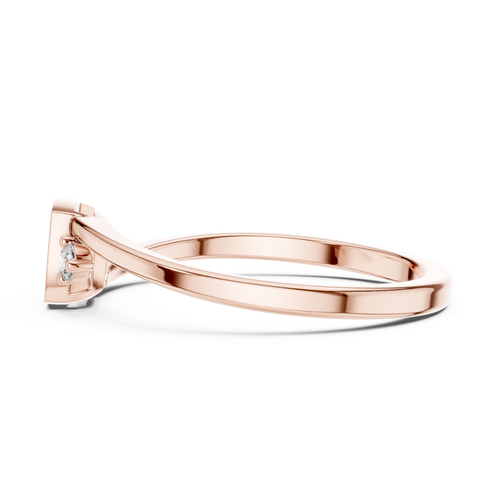Load image 1 in gallery view. round-14k rose gold|round-18k rose gold