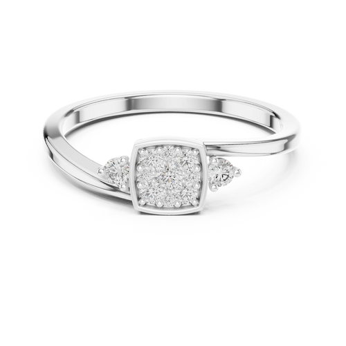 Load image 1 in gallery view. round-14k white gold|round-18k white gold|round-platinum