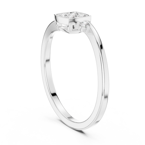 Load image 1 in gallery view. round-14k white gold|round-18k white gold|round-platinum