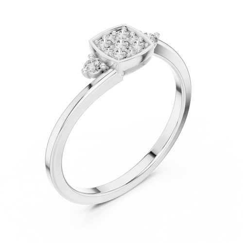 Load image 1 in gallery view. round-14k white gold|round-18k white gold|round-platinum