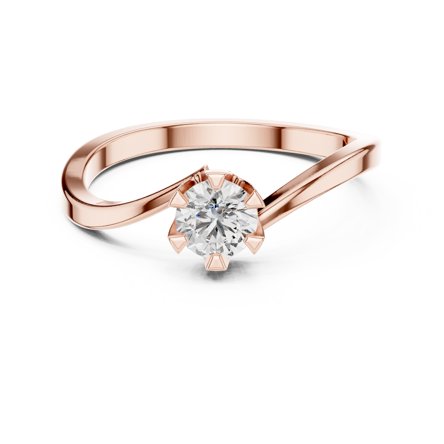 round-14k rose gold|round-18k rose gold