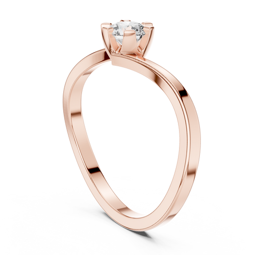 Load image 1 in gallery view. round-14k rose gold|round-18k rose gold