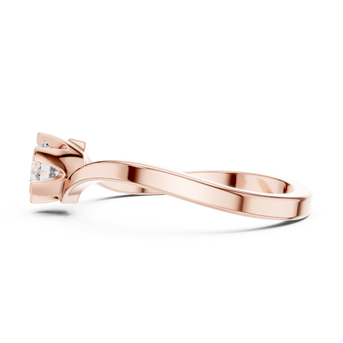 Load image 1 in gallery view. round-14k rose gold|round-18k rose gold