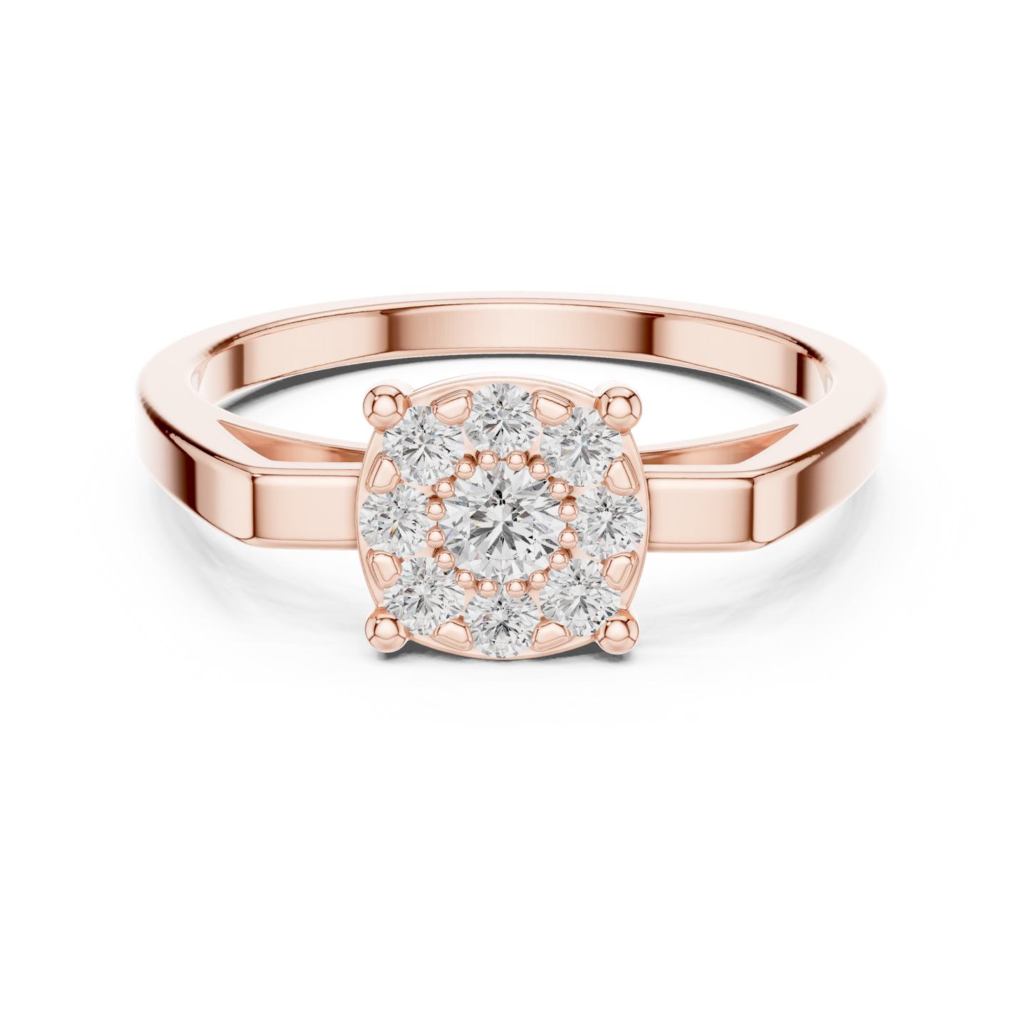 round-14k rose gold|round-18k rose gold