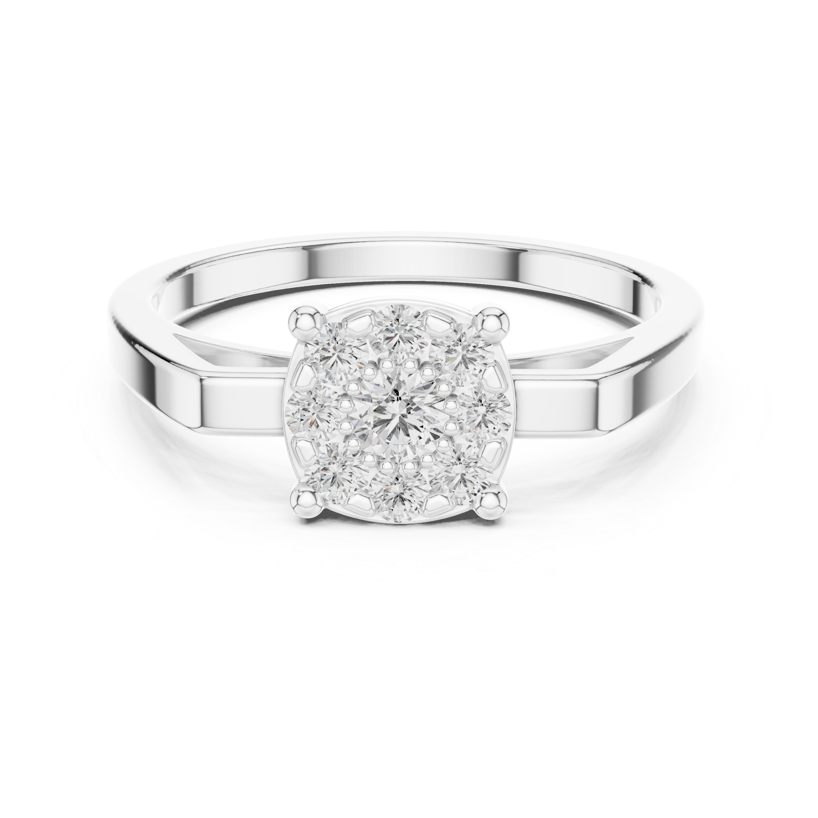 round-14k white gold|round-18k white gold|round-platinum
