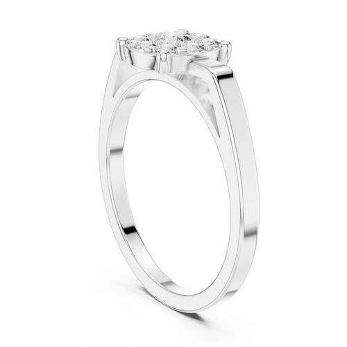 Load image 1 in gallery view. round-14k white gold|round-18k white gold|round-platinum