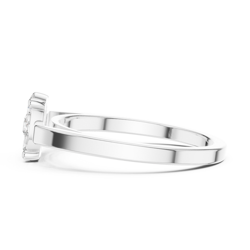 Load image 1 in gallery view. round-14k white gold|round-18k white gold|round-platinum