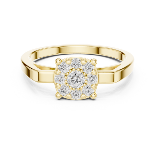 Load image 1 in gallery view. round-14k yellow gold|round-18k yellow gold