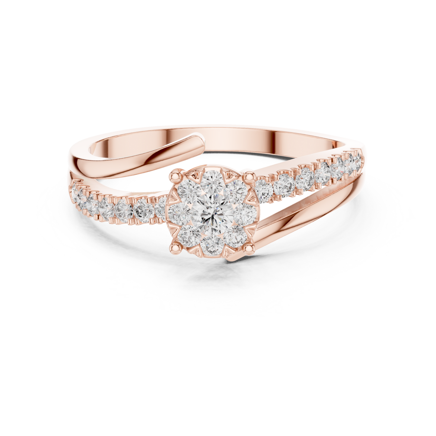 round-14k rose gold|round-18k rose gold