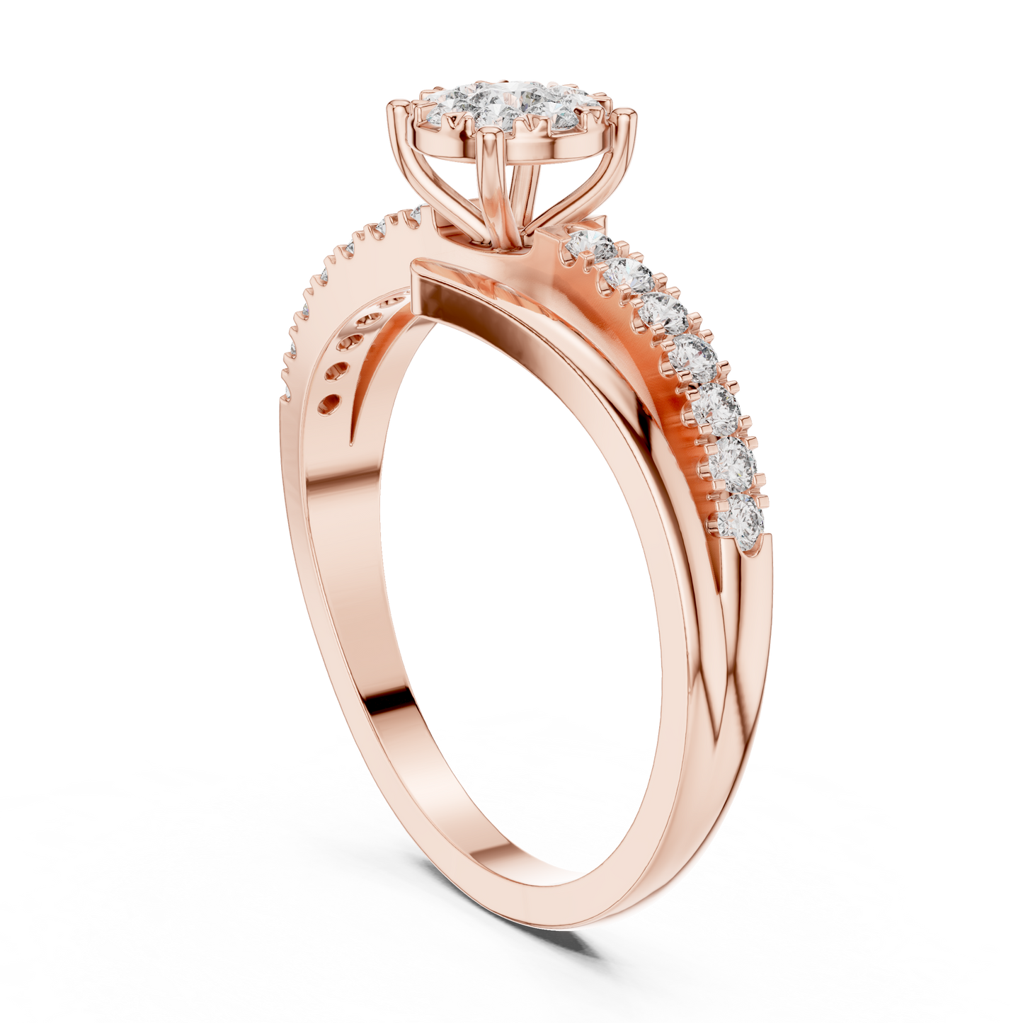 round-14k rose gold|round-18k rose gold