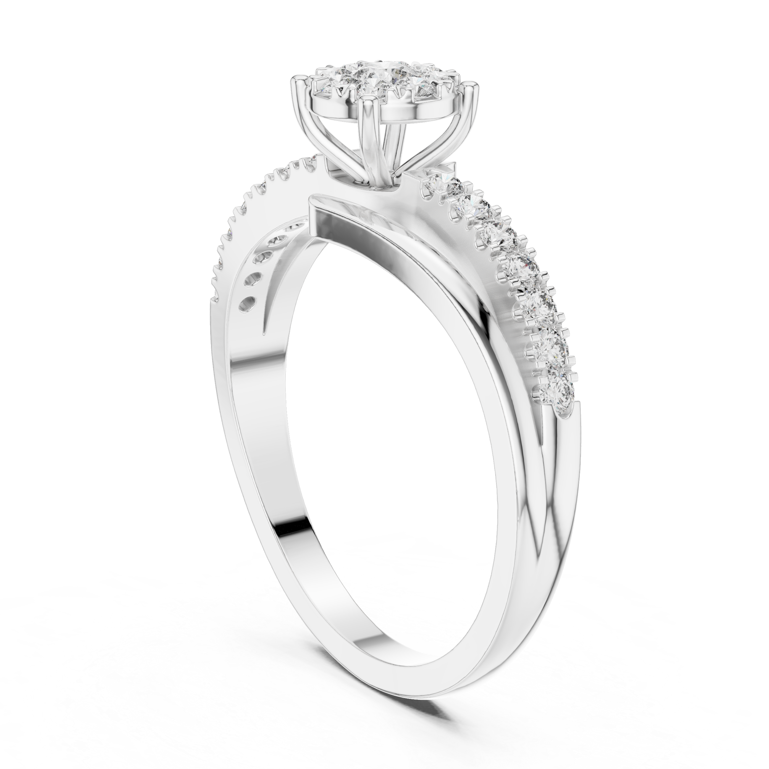 round-14k white gold|round-18k white gold|round-platinum