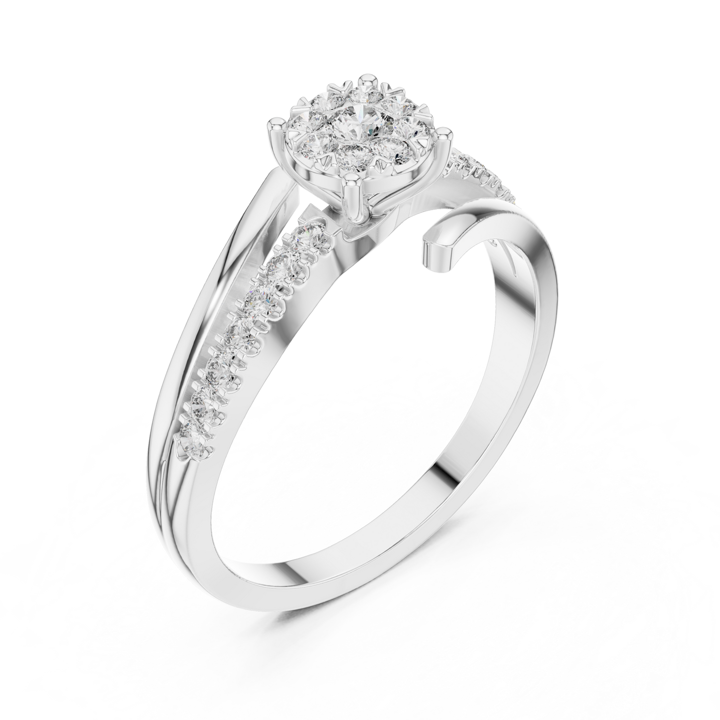 round-14k white gold|round-18k white gold|round-platinum