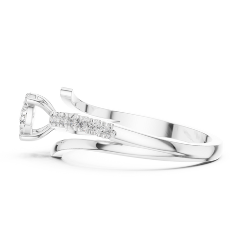 Load image 1 in gallery view. round-14k white gold|round-18k white gold|round-platinum