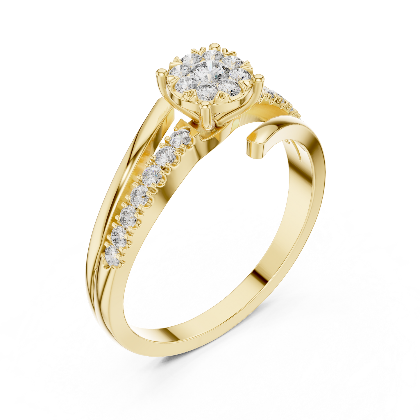 round-14k yellow gold|round-18k yellow gold