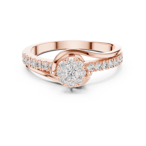 Load image 1 in gallery view. round-14k rose gold|round-18k rose gold
