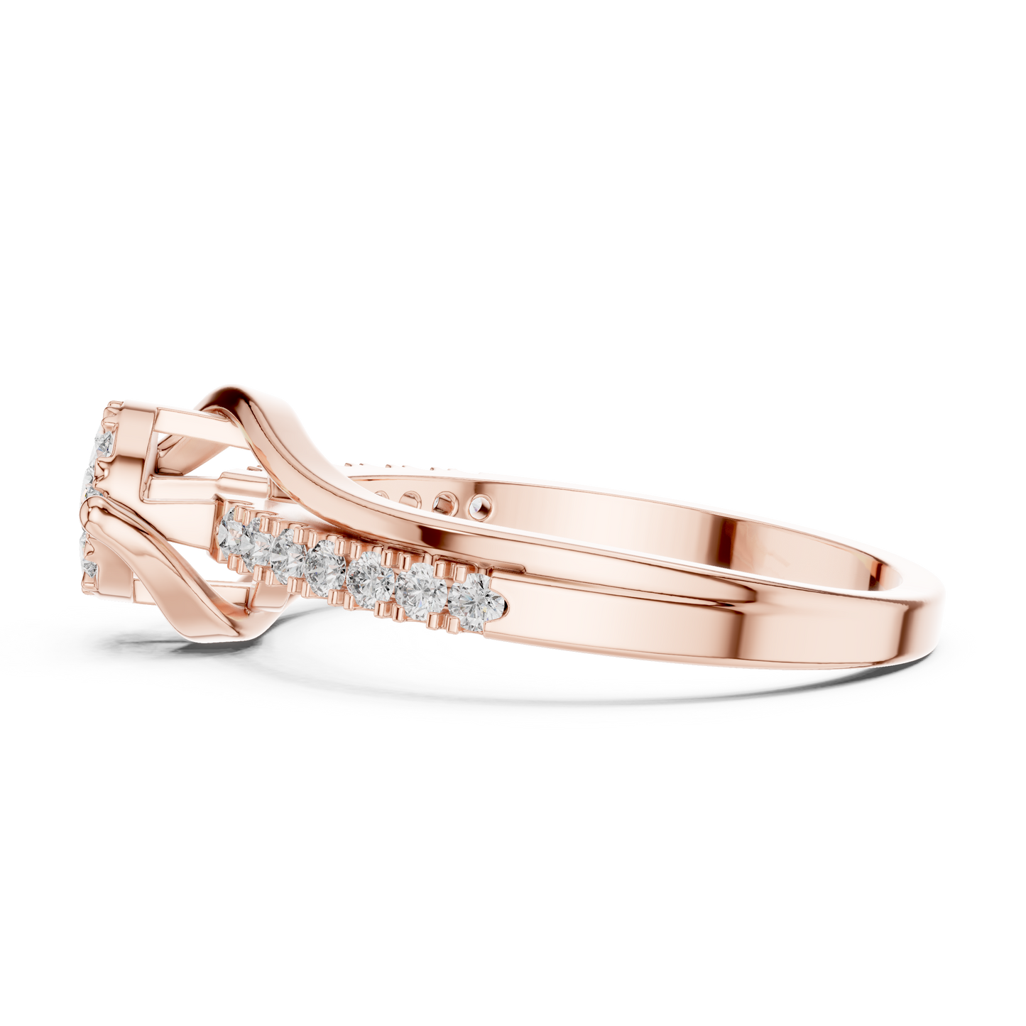 round-14k rose gold|round-18k rose gold